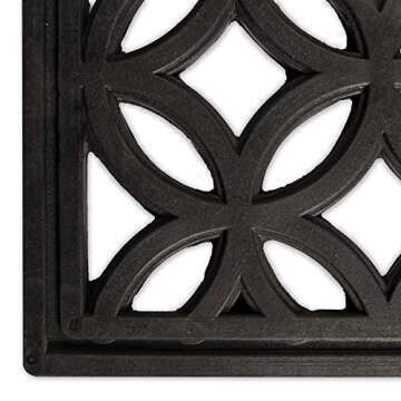Durable DII Rubber Doormat Lattice Design for All Weather