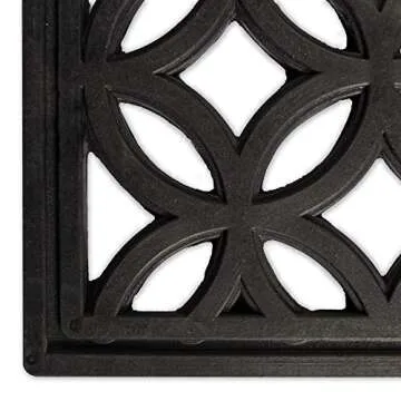 Durable DII Rubber Doormat Lattice Design for All Weather