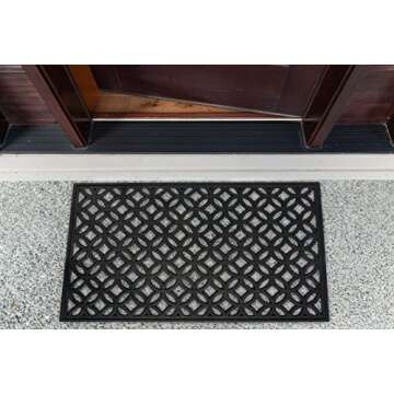 Durable DII Rubber Doormat Lattice Design for All Weather