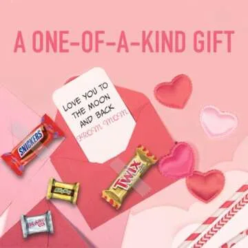SNICKERS, TWIX, MILKY WAY & 3 MUSKETEERS Minis Individually Wrapped Valentine's Day Chocolate Bars Candy Dish Variety Pack, 70 Ct Bulk Bag