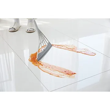 Original Broombi - All-Surface Silicone Broom, Squeegee, Pet Hair Remover - Smart Broom for Indoor Cleaning - Cleans Glass, Fine Dust, Hair, Liquids - for Smooth Floors, Rugs, Windows (Grey)