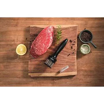 KUCCOON Ultra Sharp Meat Tenderizer Tool for Perfect Steaks