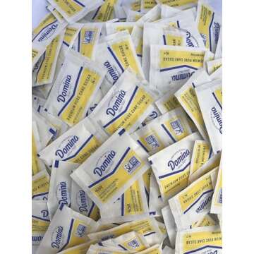 Domino Sugar Packets .10 Oz, 100 count Pack of 4