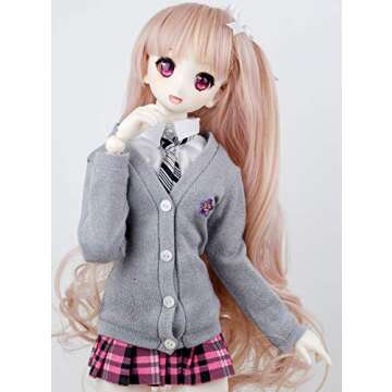 Adorable 8-9 Inch BJD Wig - Perfect for Collectors