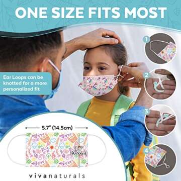 Kids Disposable Face Masks - Fun Designs & Comfort