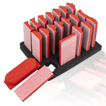 20pc Hand Sanding Block Set for Precision DIY Projects