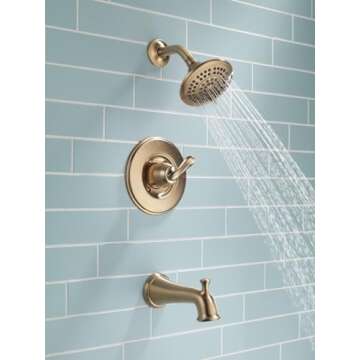 DELTA T14494-CZ Classic Tub/Shower Trim, Without Rough, Champagne Bronze