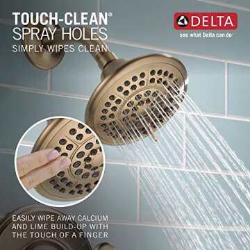 DELTA T14494-CZ Classic Tub/Shower Trim, Without Rough, Champagne Bronze