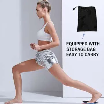 Ehsyxslx Blue Gliding Discs Core Sliders(Curved Arc) Smooth Use On Carpet Floor Exercise Sliders Equipment.Compact Core Gliders for Home Gym - Fitness Equipment & Full-Body Workout Accessories