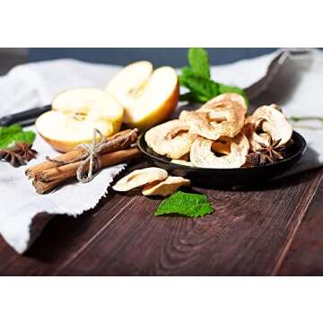 Food to Live Organic Dried Apple Rings, 8 Ounces – Non-GMO, Kosher, Raw, Vegan, Unsulfured, Sirtfood, Bulk