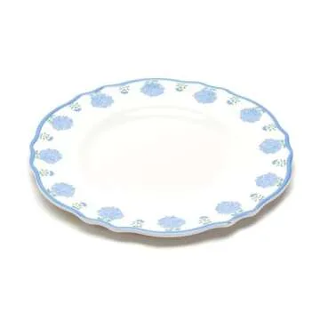 Two's Company Hydrangea Set of 4 Dinner Plates