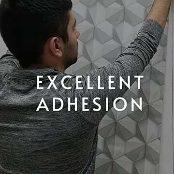 ROMAN’s PRO-543 Universal Border and Wallpaper Adhesive for Home Improvement, White, 1 Gallon (250 Sq. Ft.)