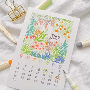 WRITECH Brush Tip Marker Pens for Colorful Calligraphy