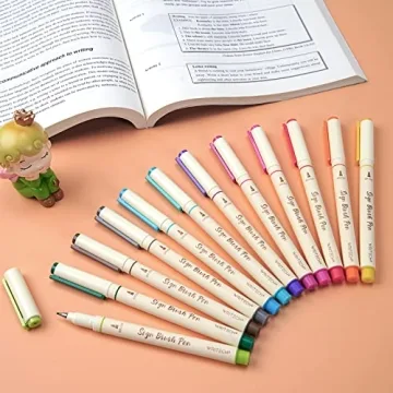 WRITECH Brush Tip Marker Pens for Colorful Calligraphy