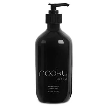 Personal Lubricant. Nooky Lube Natural Water Based Lubes for Men and Women. 16 Ounce. Made in USA (1...