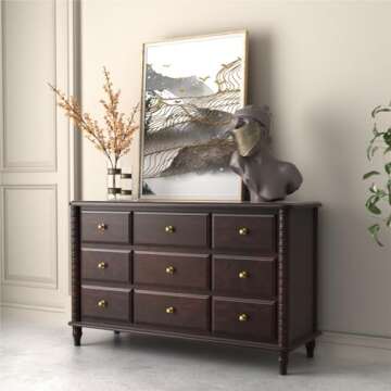 homdiy 10 Pack Matte Gold Cabinet Knobs, Round Brushed Brass Drawer Dresser Handles Ball Metal Kitchen Hardware for Cupboard, 1 Inch