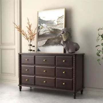 homdiy 10 Pack Matte Gold Cabinet Knobs, Round Brushed Brass Drawer Dresser Handles Ball Metal Kitchen Hardware for Cupboard, 1 Inch