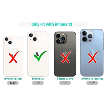 Sasi iPhone 13 Case - Soccerball Design Slim Hard Shell