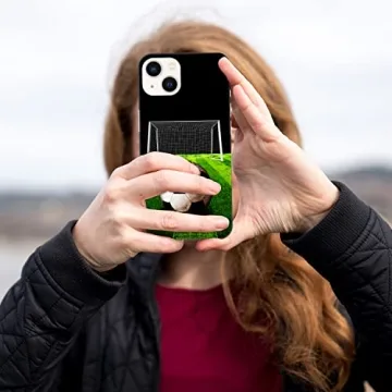 Sasi iPhone 13 Case - Soccerball Design Slim Hard Shell