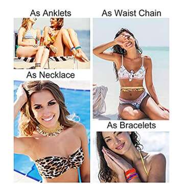 Colorful Waist Beads - Body Belly Chain Jewelry for Women