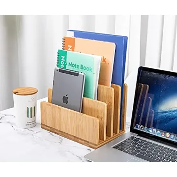 Stahala Bamboo Desk File Organizer for Efficient Organization