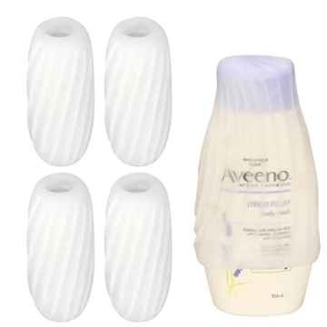 Volnamal Silicone Elastic Sleeves - Leak Proof, Reusable Travel Accessories, 4 Pack