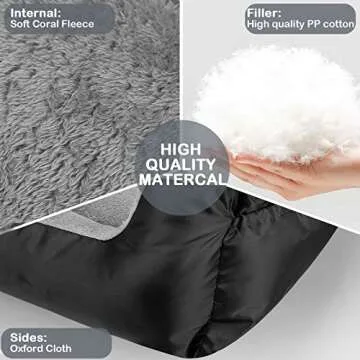 FAREYY Dog Car Seat for Small Pets, Washable & Safe