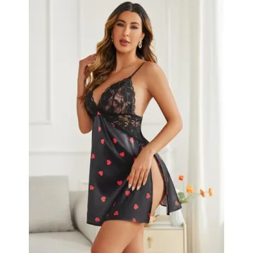 Avidlove Satin Lace Nightgown for Women – Luxurious Elegance