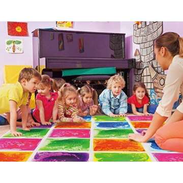 Art3d Liquid Fusion Activity Play Centers for Children, Toddler, Teens, 12" X 12" Pack of 9 Tiles