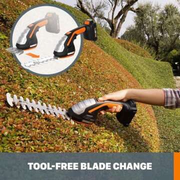 WORX WG801 20V Cordless Shear & Shrubber Trimmer