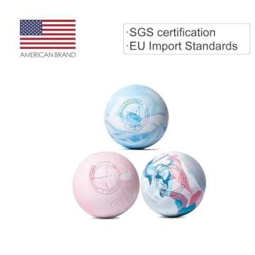 FITZELAR Massage Lacrosse Balls for Myofascial Release, SGS Certification, Massage Deep Tissue for Back and Shoulder, Trigger Point Therapy, Muscle Knots, Relieving Muscle Pain, Yoga Ball for Feet