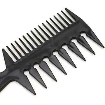 JETEHO Afro Comb – Professional 3-Sided Detangling Tool