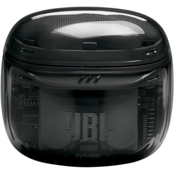 JBL Tune Flex 2 - True Wireless Noise Cancelling Earbuds Spatial Sound and Smart Ambient Technology, (Ghost Black) (Renewed)