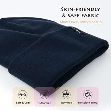 FURTALK Toddler Beanie - Cozy Knit Winter Hat for Kids 0-8 Years