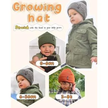 FURTALK Toddler Beanie for Boys Girls Winter Warmth