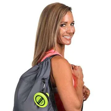 Interfuse Products Protein Funnel Keychain 4-Pack; Water Bottle Funnels for Supplements, Portable Protein Powder Container for Gym and Travel, Pre-Workout Fitness Funnels