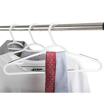 Durable Non-Slip Plastic Hangers for Effortless Closet Organization