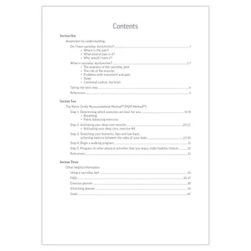 Sacroiliac Pain Book with Exercises and Online Guidance