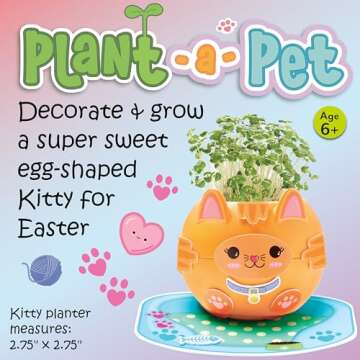 Creativity for Kids Plant-A-Pet: Kitty - Arts and Crafts for Ages 6-8+