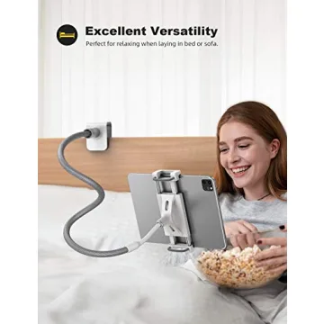 Lamicall Gooseneck Tablet Holder - Flexible Mount for Tablets
