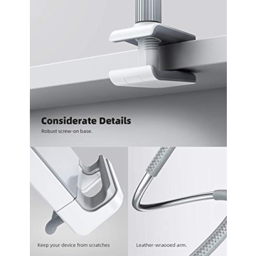 Lamicall Gooseneck Tablet Holder - Flexible Mount for Tablets