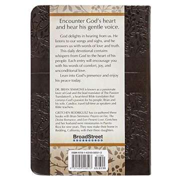 I Hear His Whisper: Encounter God's Heart for You, 365 Daily Devotions (The Passion Translation) (Im...