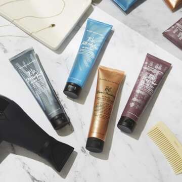 Bumble and bumble. All-Style Blow Dry Heat Protective Styling Cream | Anti Frizz + Adds Shine | Wavy, Straight, 5 Fl Oz