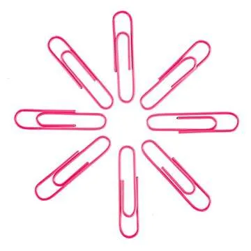 Jumbo Paper Clips, 2 Inch Large Paper Clip, 100 pcs Paperclips (Jumbo, Pink)