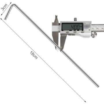 Oligei 23 Pack Tent Stakes, Stakes for Outdoor Decorations, Tent Stakes Heavy Duty, Metal Stakes, Te...