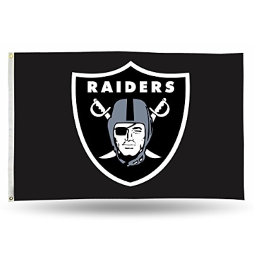 Rico Industries Oakland Raiders 3-Foot by 5-Foot Flag