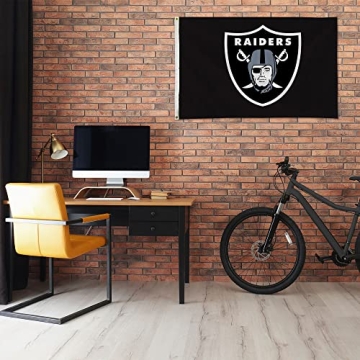 Rico Industries Oakland Raiders 3-Foot by 5-Foot Flag