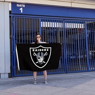Rico Industries Oakland Raiders 3-Foot by 5-Foot Flag