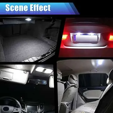 YOGEIER Car Led Bulb, Led Combination Set of 24 Sets, Used for Car Interior/Indoor Map Dome/ Trunk / License Lights, Etc. (White)