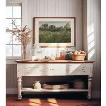 Rustic Farmhouse Wall Art - 24x36 Canvas Print